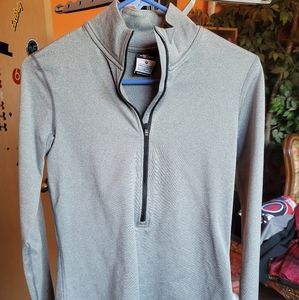 Nike Gray Quarter Zip Jacket